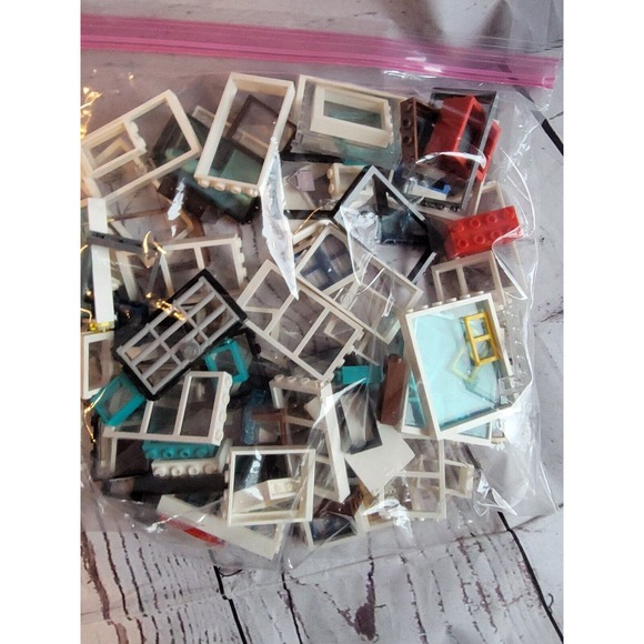 97 piece Lego Windows and Doors Jail Vintage Frames Read - Picture 1 of 5